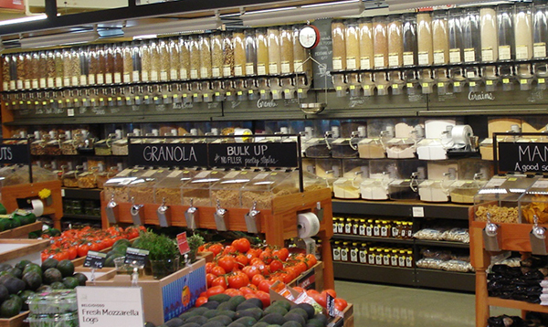 Sustainable shopping at the bulk food department by Food Dispense