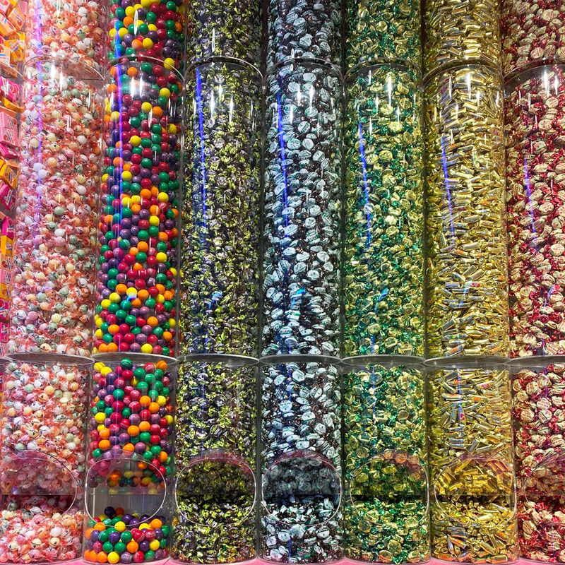 Tall candy pipes