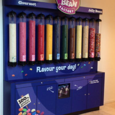 Jelly Bean Factory display